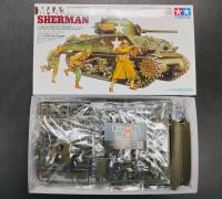 TAMIYA 1/35 U.S.Medium Tank M4A3 Sherman 75mm Guก Late Production (โมเดลรถถัง Model DreamCraft)