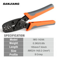 IWS-1424A เปิด Barrel Terminal Crimping Tool สำหรับ Molex Style DELPHI AMP TYCO Deutsch Terminals Crimper, Molex Crimping Tool