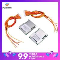 pcbfun แผ่นป้องกันชาร์จแบตเตอรี่ลิเธียม16S 60V 50A BMS พร้อมแผ่นป้องกันเพิ่มความสมดุลของแบตเตอรี่