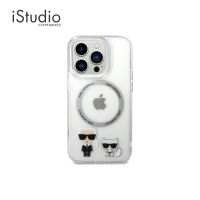 KARL LAGERFELD MagSafe Karl-Choupette Bodies Logo for iPhone 14 Pro Max - Transparent | iStudio by copperwired