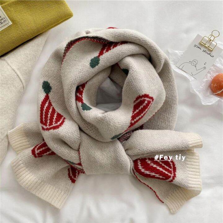 new-christmas-knitted-warm-scarf-outdoor-sports-cycling-running-camping-windproof-warm-scarves-men-women-printed-scarves