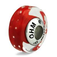 บีดแก้ว มูราโน่ Make Change OHM Murano Glass Bead Charm