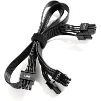 2X PSU VGA Male to Dual PCIe 8 (6+2) Pin Male PCIE GPU Power Cable for EVGA G+G2 G3 G5 GA GM B3 B5 Modular Power Supply