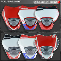 PowerZone รถจักรยานยนต์ LED ไฟหน้าไฟหน้า Supermoto Fairing สำหรับ GASGAGS สำหรับ Husqvarna EC MC Universal Light