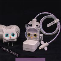 [3C electronic digital]  การ์ตูนน่ารักสาย USB ตัวจัดระเบียบจัดการสายข้อมูลการชาร์จที่ม้วนเก็บได้อย่างปลอดภัยสำหรับ Ipone/ipad 18W 20W