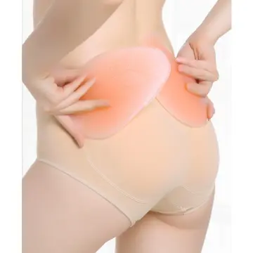 Butt Pads Panties Silicone Removable Padded Buttocks Enhancer body Shaper  Push Up Panties (Beige, M) at  Women's Clothing store