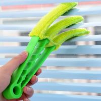 ✱ Microfiber Removable Washable Cleaning Brush Clip Household Duster Window Leaves Blinds Cleaner Car Air Conditioner Brushes