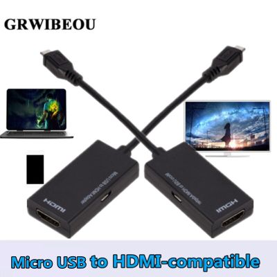 Micro USB 2.0 to HDMI-compatible Cable HD 1080P For Android For Samsung/HTC/LG Android Converter Mini Mirco USB Adapter