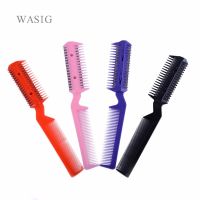 【CC】 1 PC/Lot 4 Color Comb Hair Cutter Thinning 2 Blades Trimmer Barber Remover Super