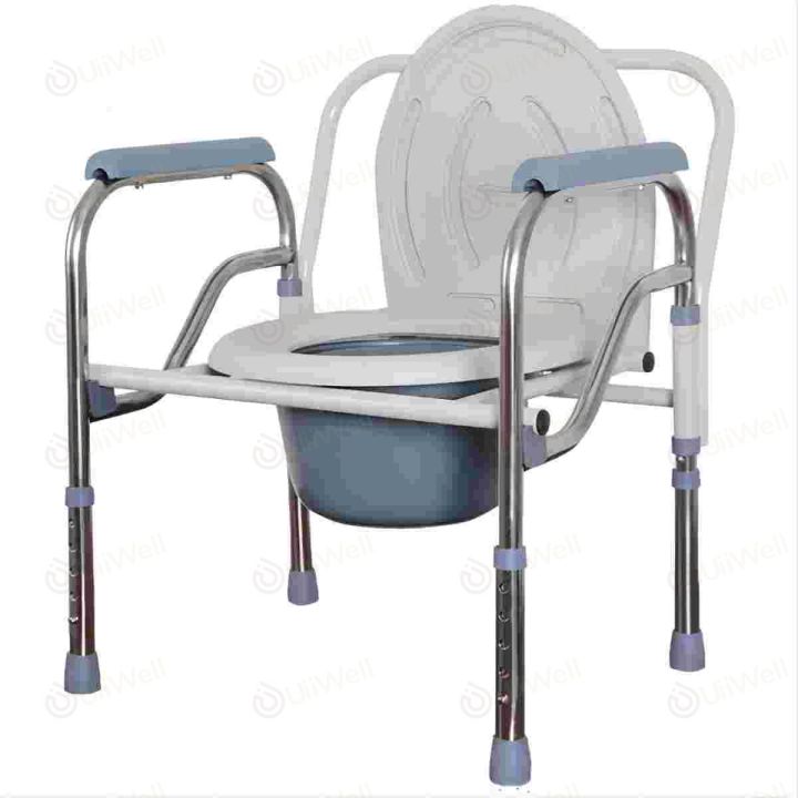 เก้าอี้นั่งถ่าย-แสตนเลส-สุขภัณฑ์เคลื่อนที่-สุขาคนป่วย-ส้วมผู้ป่วย-ส้วมคนแก่-ส้วมเคลือนที่-รุ่น-ewaa214-เก้าอี้ห้องน้ำ-ch