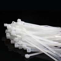 100PCS White Width of FB Nylon Cable Tie 3*100 3*150 3*200 Cable Wire Ties Self Locking 4*300mm Zip Ties 100mm 150mm 200mm 250mm Cable Management