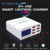 【Taotao Electronics】 SS 304Q USB ชาร์จเร็วจอแสดงผล LED 5V 3.5A ชาร์จเร็วสำหรับ IP Huawei Samsung Xiaomi iPad แบตเตอรี่