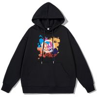 Artistic Harajuku Face Graffiti Dest Print Hoody Men 2023 New Sweatshirt Oversize Street Clothes Cotton Couple Hoodie Size XS-4XL