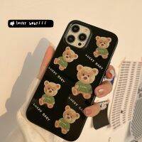 Jelly Lucky Bear เคสโทรศัพท์สำหรับ12 Pro Max 11 12 Mini Pro Max XS X XR 7 8 Plus SE 2020กันกระแทกกรณี