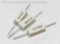 5Pcs 5W Watt Horizontal Type Ceramic Cement Power Resistor RX27-1 SQP 2.4R 2.5R 3R 3.9R 4.7R 5.6R 6.8R 8R 10R Ohm