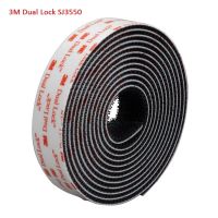 Dual Lock SJ3550 Reclosable Fastener Tape Mushroom Self-Adhesive Tape Black Color Type 250 Hook and Loop Magic Tape Adhesives  Tape