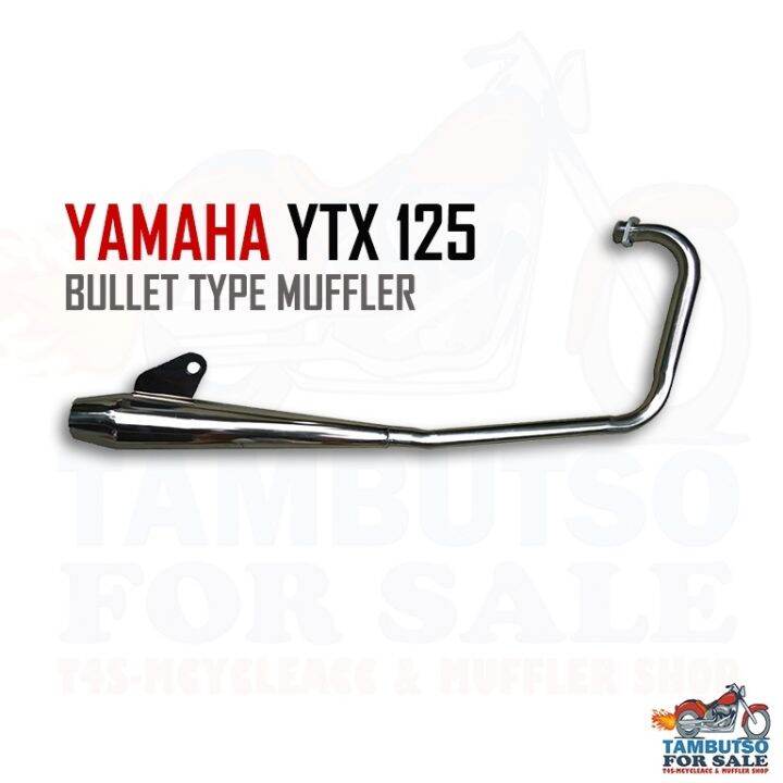 Yamaha YTX 125 Bullet Pipe Type Muffler for Yamaha YTX 125 Exhaust pipe