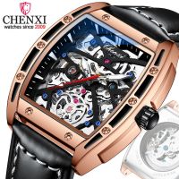 ZZOOI CHENXI Luxury Brand Mens Mechanical Wristwatches Business Waterproof Luminous Watch Men Automatic Tourbillon Clock  Male Watches