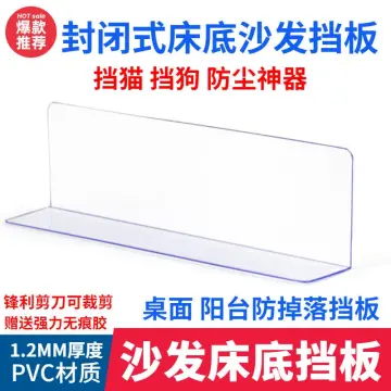 Under Couch Blocker Clear Waterproof PVC Toy Blockers Bed Bottom