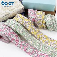 [HOT!] Double Sided Flower Thicken Cloth Ribbon 5Yards 211227 5 Multi size DIY Hairclip Apparel Accessories And Sewing Decorations