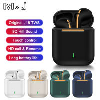 NEW Original J18 TWS Bluetooth Headphones Stereo True Wireless Headset Earbuds In Ear Handsfree Earphones Buds For Mobile Phone