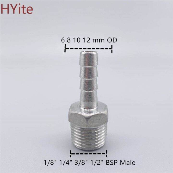 yf-1-8-1-4-3-8-1-2-bsp-male-thread-pipe-fitting-x-6-8-10-12-mm-barb-hose-tail-reducer-size-304