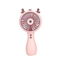 【YF】 Mini USB Charging Handheld Fan Air Cooler Desktop Misting Outdoors Cartoon Rechargeable Personal Business Camping Gift