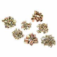 10/20Pcs M3 M4 M5 M6 M8 High Quality Carbon Steel Rivet MIX Hollow Rivets Zinc Plated Threaded Rivets Hardware Fasteners Tool