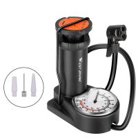 WEST BIKING 140Psi Bike Pump Air Floor Pump Bicycle Tire with Gauge Schrader Presta Valve Bicycle Accessories