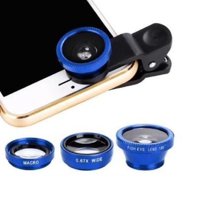 【COOL】 Huilopker MALL 3-In-1 0.67x มาโครมุมกว้างเลนส์ตาปลาชุดกล้องถ่ายรูปเลนส์ฟิชอายโทรศัพท์พร้อมคลิปสำหรับ iPhone Samsung ทุกโทรศัพท์มือถือ