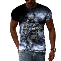 Fashion Cool Style Special Forces graphic t shirts Summer Trend Men Casual Personality Military Fan Print short sleeve t-shirts