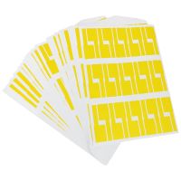 900Pcs/30 Sheets Cable Labels Tags Cable Markers Self Adhesive Cable Labels Waterproof Tear Resistant Wire Labels