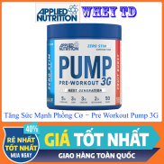 Pump 3G Pre Workout có caffeine Applied Nutrition 50 scoops