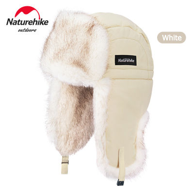 Naturehike Winter Hats Warm Bomber Hats Mens Women Unisex Thick Fox Fur Earflap Snow Caps Waterproof Skiing Warm Hats Fur Bonnet