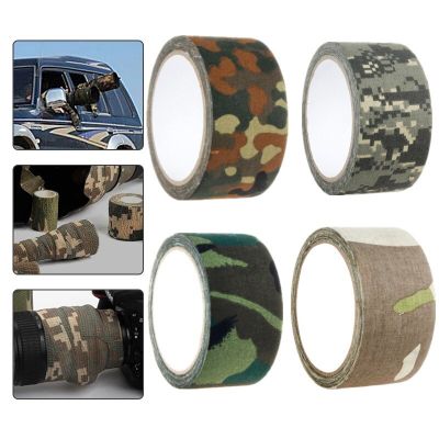 Home Decor Camouflage Anti-Slip Tape Elastic Stretch Bandage Waterproof Wear-Resistant Outdoor Hunting Tape Adhesives Tape