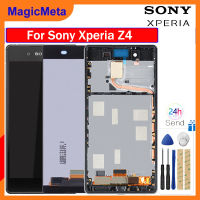 MagicMeta Original IPS หน้าจอ LCD สำหรับ Sony Xperia Z4จอแสดงผล LCD E6553 E6533จอแสดงผล Touch Panel Digitizer สำหรับ Sony Xperia Z4พร้อม1SIM/2SIM กรอบ