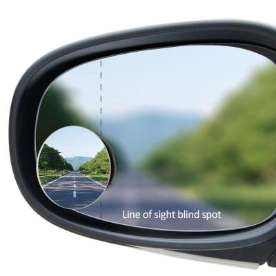 【cw】2pcsset Car 360 Degree Framless Blind Spot Mirror Wide Angle Round Convex Mirror Small Round Side Rearview Parking Mirror ！