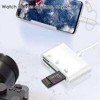 3 in 1 Card Reader Multi-Function Docking Station SD Card Memory Card OTG Extender Adapter for Phones Tablet Computer