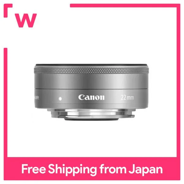 Canon single-focus wide-angle lens EF-M22mm F2 STM silver mirror