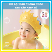 Mũ gội đầu cho bé hình vương miện - Mũ chắn nước gội đầu cho bé Nón tắm