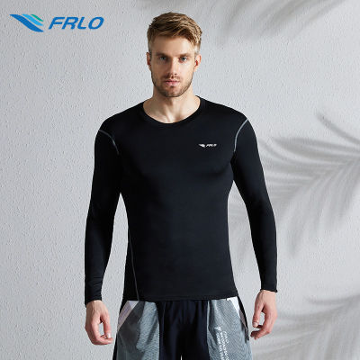 FRLO ชุดว่ายน้ำมืออาชีพสำหรับผู้ชาย ไซส์ใหญ่ เสื้อว่ายน้ำแขนยาว กันUV ชุดดำน้ำ แห้งเร็ว Sport Tops รุ่น MS2202  [พร้อมส่งจ้า]