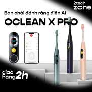 Oclean X Pro AI Smart Electric Toothbrush -Smart Screen, 32 Intensities, 84