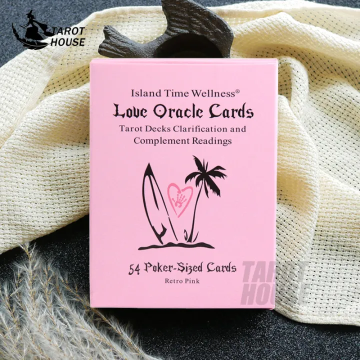 54 Pink English Version Island Time Wellness Love Oracle Cards Tarot