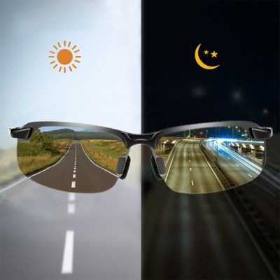 Photochromic Sunglasses Men Polarized Driving Chameleon Glasses Male Change Color Sun Glasses Day Night Vision Drivers Eyewear Cycling Sunglasses