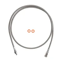 Stainless Braided Charging Hose Whip Hose Extension with Quick Disconnect for Air Tool