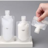 3pcs/set Reusable Outdoor Travel Leakproof Packing Bag Portable Dispenser Bag Cosmetic Lotion Shower Gel Shampoo Facial Cleanser