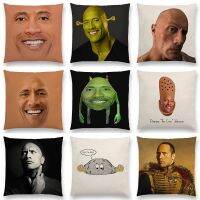 [HOT ZILXQIQILASW 103][มาแรง] The Rock Face Dwayne ปลอกหมอนสำหรับตกแต่งโซฟาบ้านนักแสดงชาวอเมริกันจอห์นสันปลอกหมอนผ้าปลอกหมอนผ้าลินิน