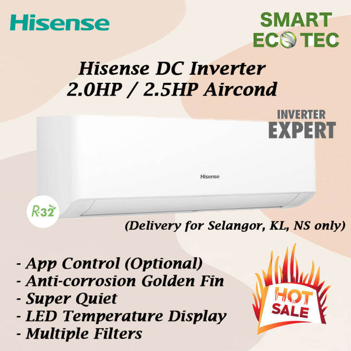 Hisense Standard Inverter KA Series Air Conditioner AI20KAGS (2.0HP ...