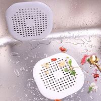 【CC】 Sink Drain Strainer Hair Catchers Rubber Shower Bathtub Floor Filter Stopper Silicone Deodorant Plug