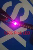 【In-Stock】 kgcwmw โคมไฟแอลอีดีซุปเปอร์สว่าง SMD SMT 1206สีชมพู50ชิ้นคุณภาพสูง1206 LED แบบ SMD 3216ไดโอด1206สีชมพู3.2*1.6*0.8มม